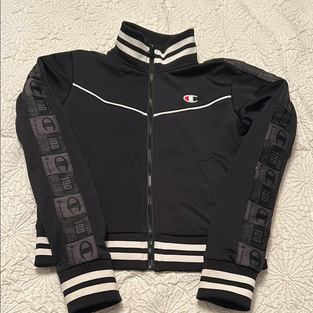 Champion Black Track Jacket